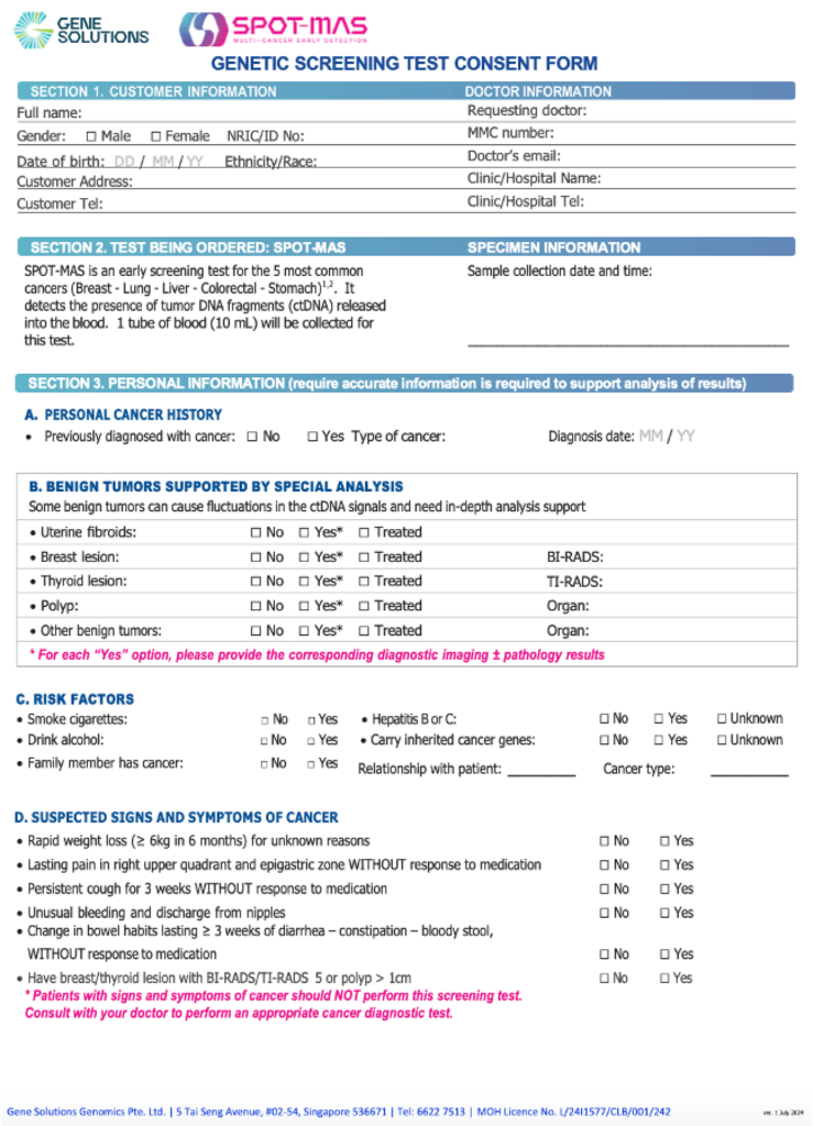 A medical prescription and a signed consent form are needed